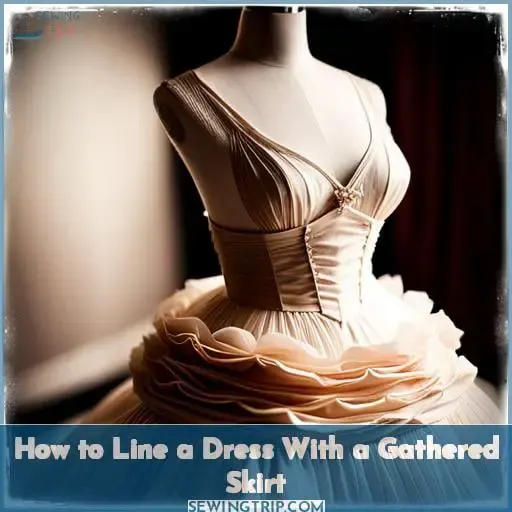 How to Line a Dress With a Gathered Skirt