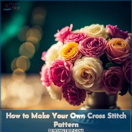how to make a cross stitch pattern