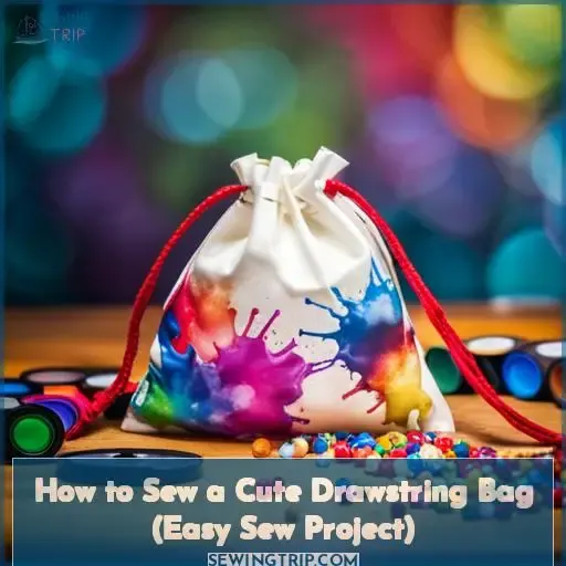 how to make a drawstring bag