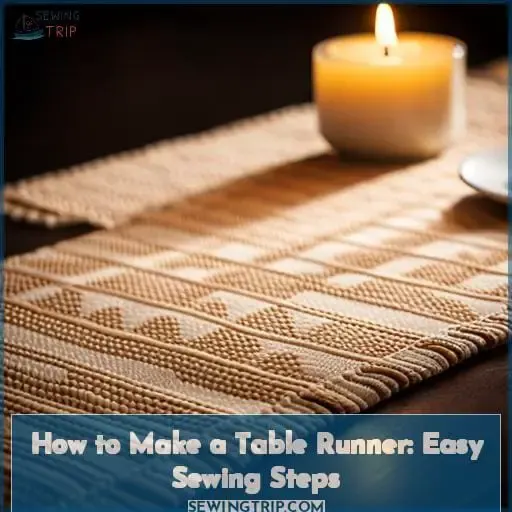 how to make a table runner