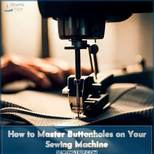 how to make better buttonholes on your sewing machine