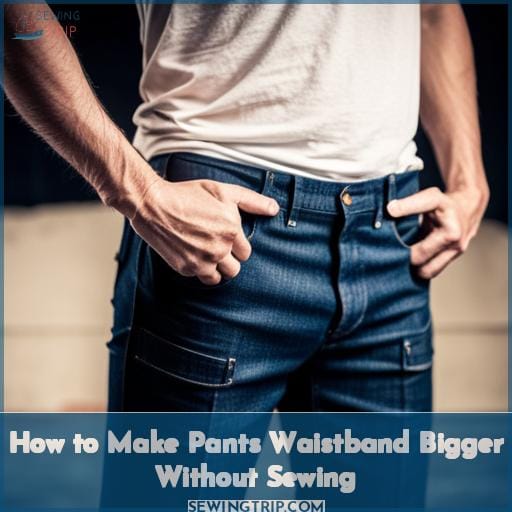 Expand Pants Waist How To Make Waistband Bigger   How To Make Pants Waistband Bigger Without Sewing 