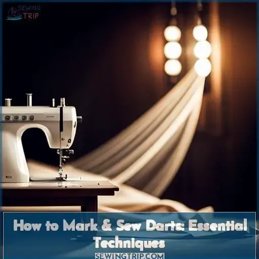 how to mark and sew darts