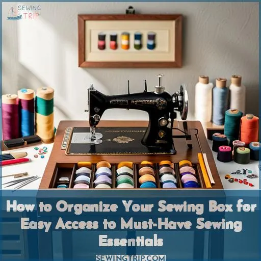 how to organize sewing box
