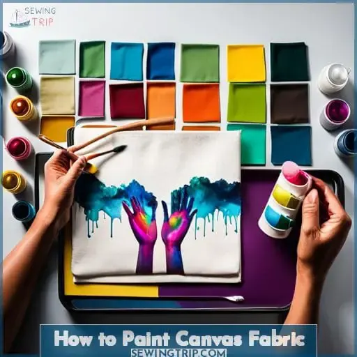 How to Paint Canvas Fabric
