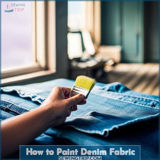 How to Paint Denim Fabric