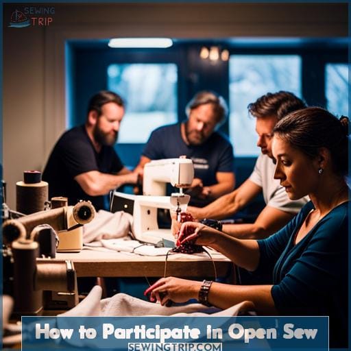 How to Participate in Open Sew