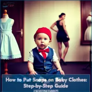 how to put snaps on baby clothes