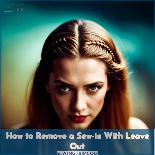 How to Remove a Sew-in With Leave Out