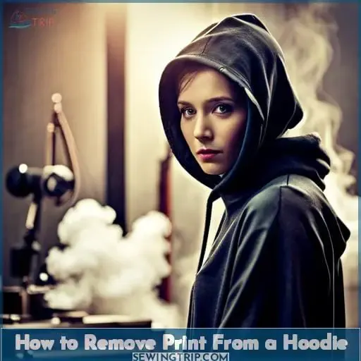 How to Remove Print From a Hoodie
