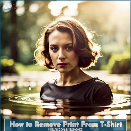how to remove print from t shirt at home