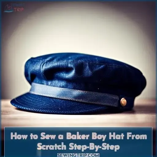 how to sew a baker boy hat