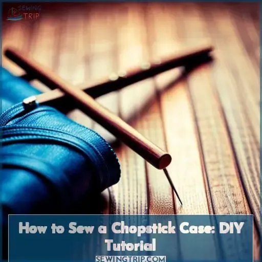 how to sew a chopstick case