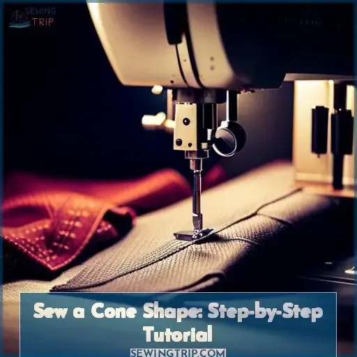 how to sew a cone shape