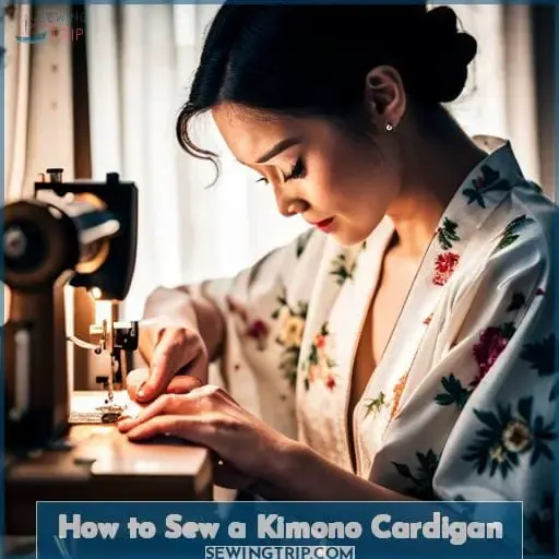 How to Sew a Kimono Cardigan