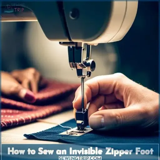 How to Sew an Invisible Zipper Foot