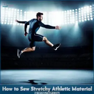 how to sew athletic material