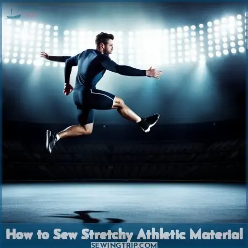 how to sew athletic material