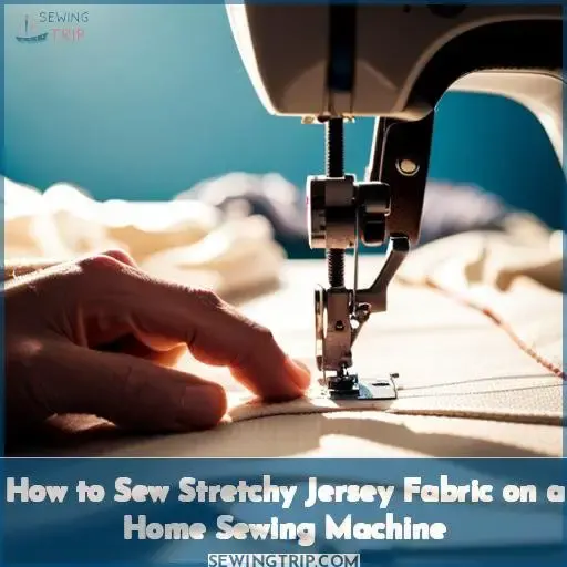 how to sew jersey fabric