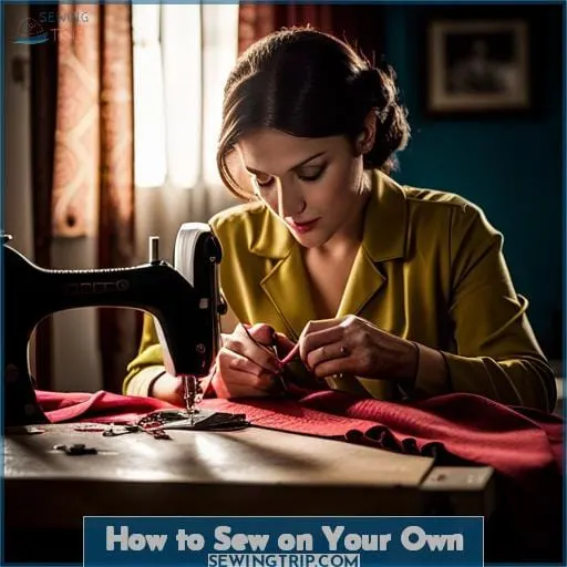 How to Sew on Your Own