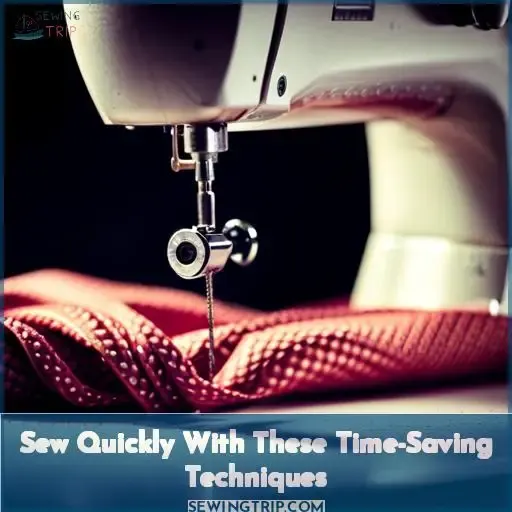how to sew quickly