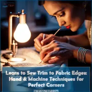 how to sew trim