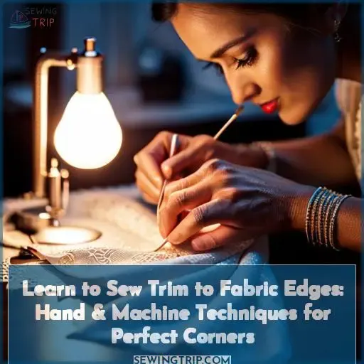 how to sew trim