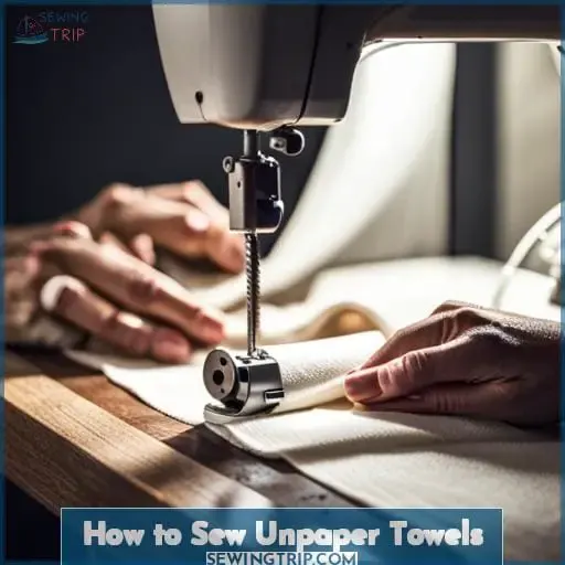 How to Sew Unpaper Towels
