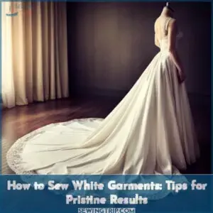 how to sew white garment