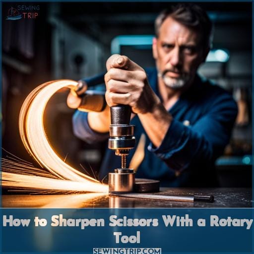 How to Sharpen Scissors With a Rotary Tool