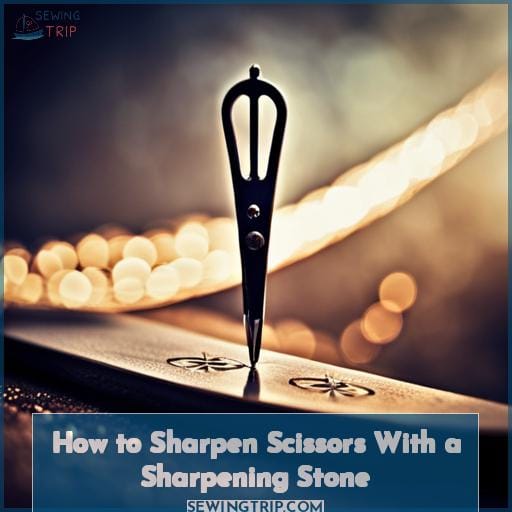 How to Sharpen Scissors With a Sharpening Stone