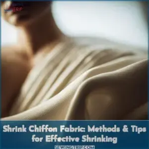 how to shrink chiffon fabric
