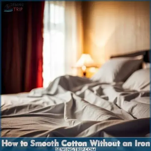 How to Smooth Cotton Without an Iron