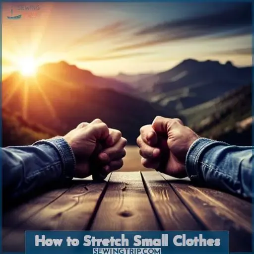 How to Stretch Small Clothes