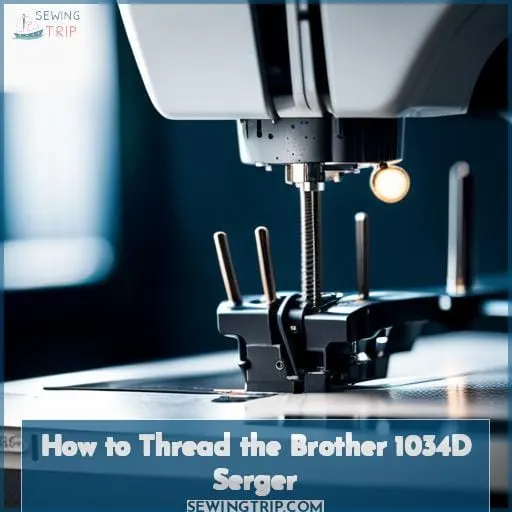 How to Thread the Brother 1034D Serger