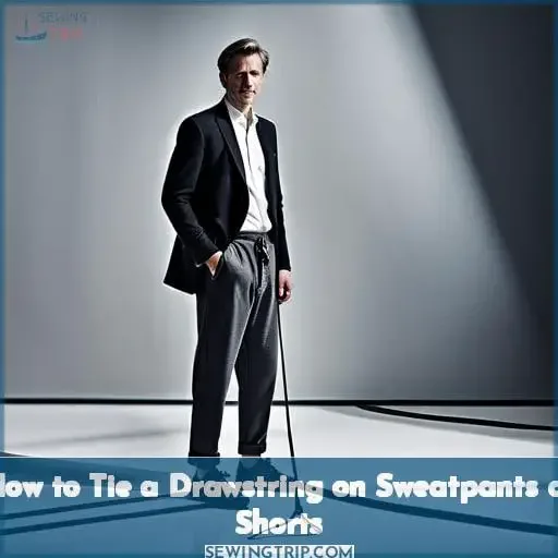 How to Tie a Drawstring on Sweatpants or Shorts
