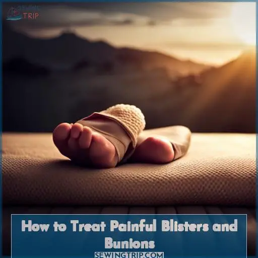 How to Treat Painful Blisters and Bunions