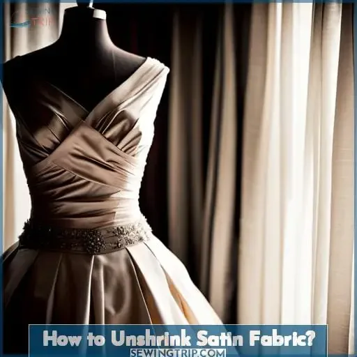 How to Unshrink Satin Fabric