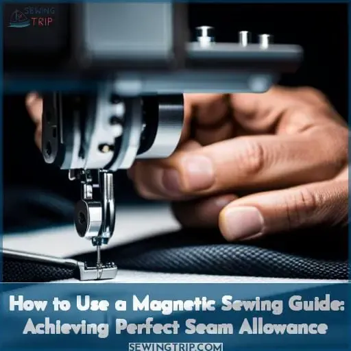 how to use a magnetic sewing guide