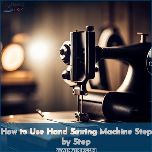 How to Use Hand Sewing Machine Step by Step