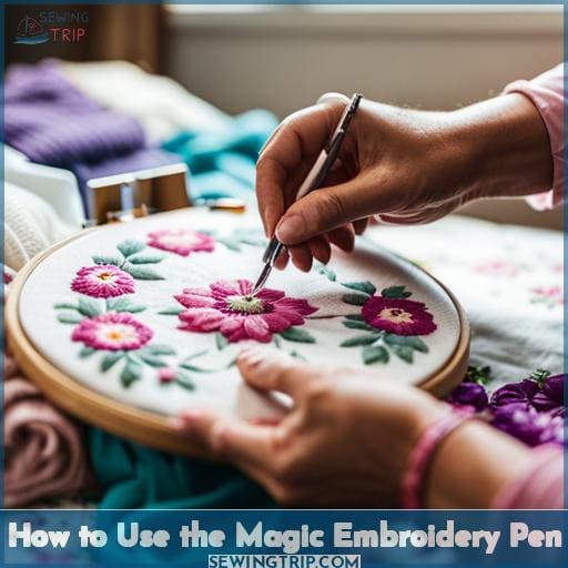 How to Use the Magic Embroidery Pen