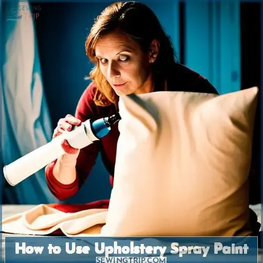 How to Use Upholstery Spray Paint