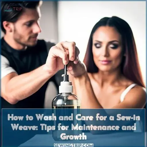 how to wash a sew in
