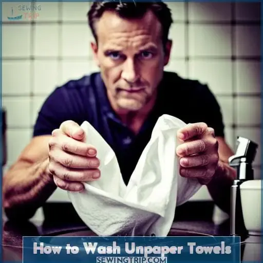 How to Wash Unpaper Towels