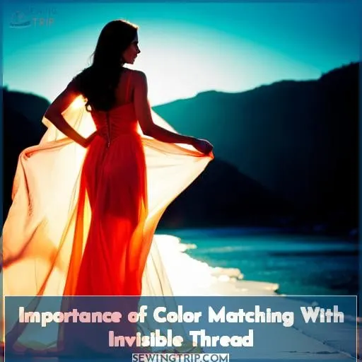 Importance of Color Matching With Invisible Thread