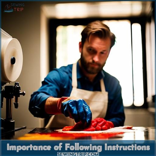Importance of Following Instructions