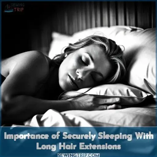 Importance of Securely Sleeping With Long Hair Extensions