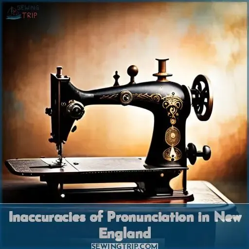 Inaccuracies of Pronunciation in New England