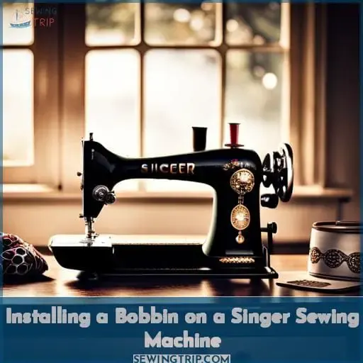 Installing a Bobbin on a Singer Sewing Machine
