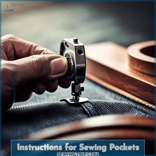 Instructions for Sewing Pockets